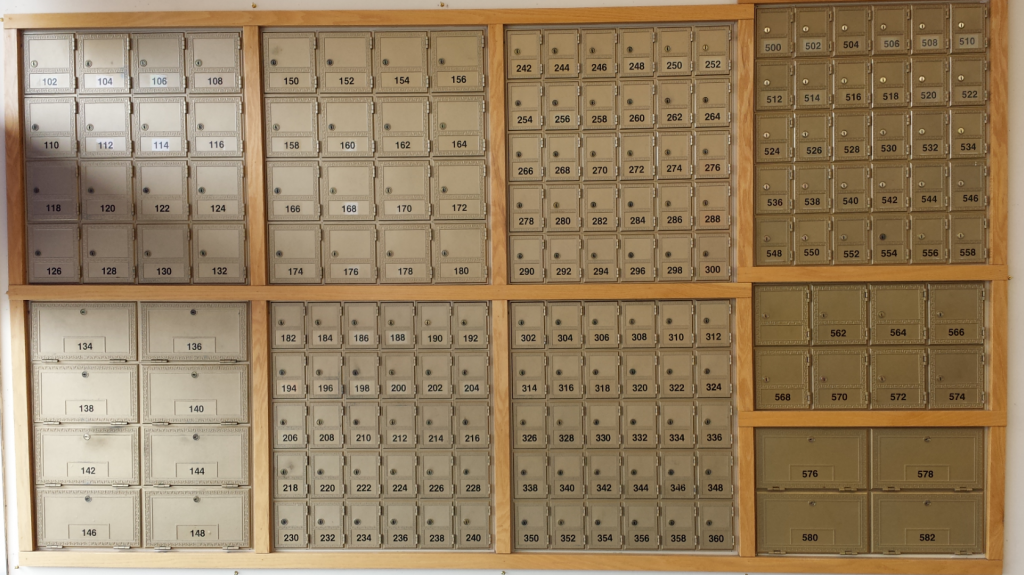 Our 24 hour access mailboxes